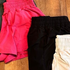 Lululemon Track That HR 3” Shorts Bundle✨ Hot Pink and Black